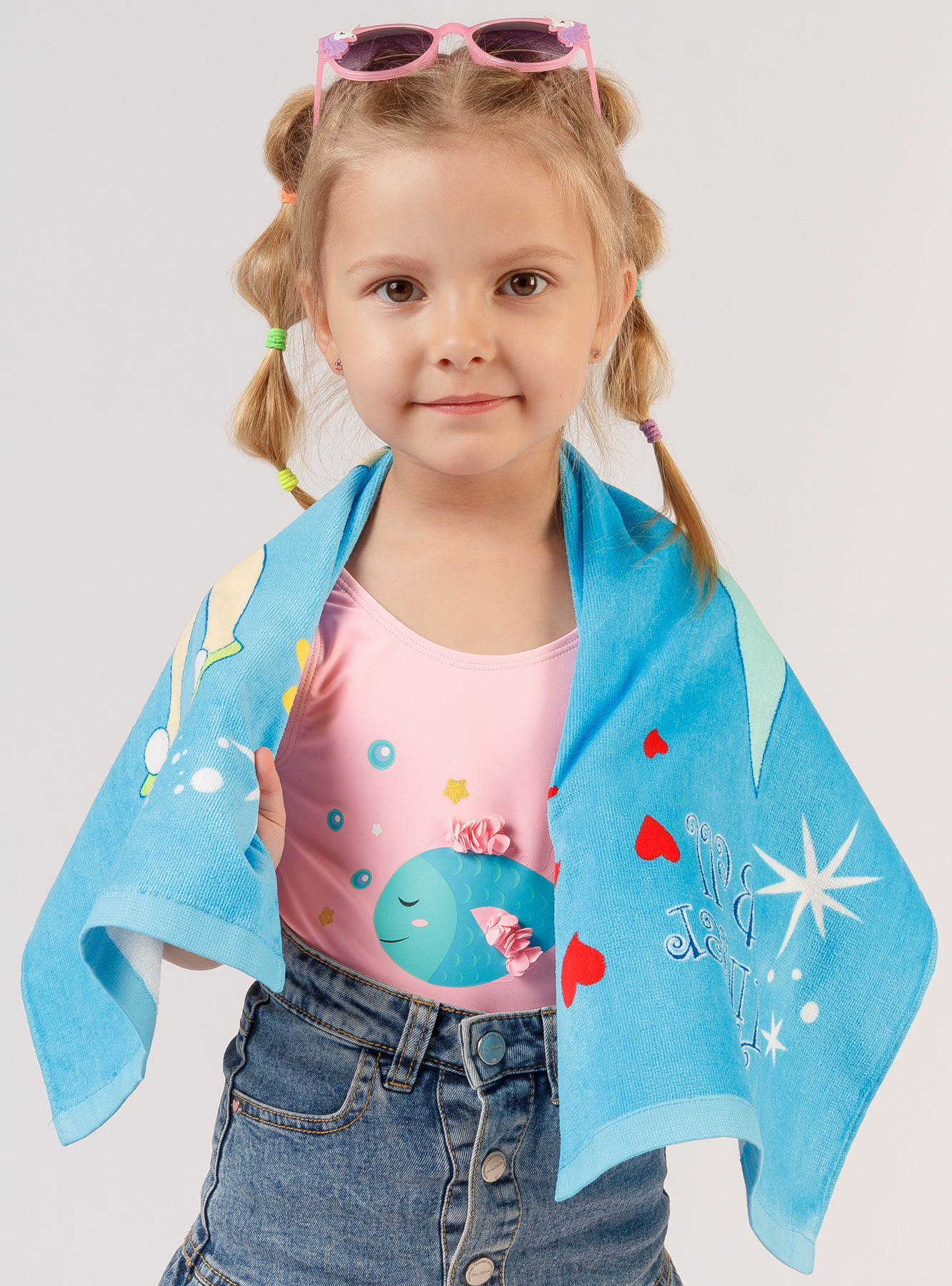 Детское полотенце для ванной 33*79 (Арт. MJ001)