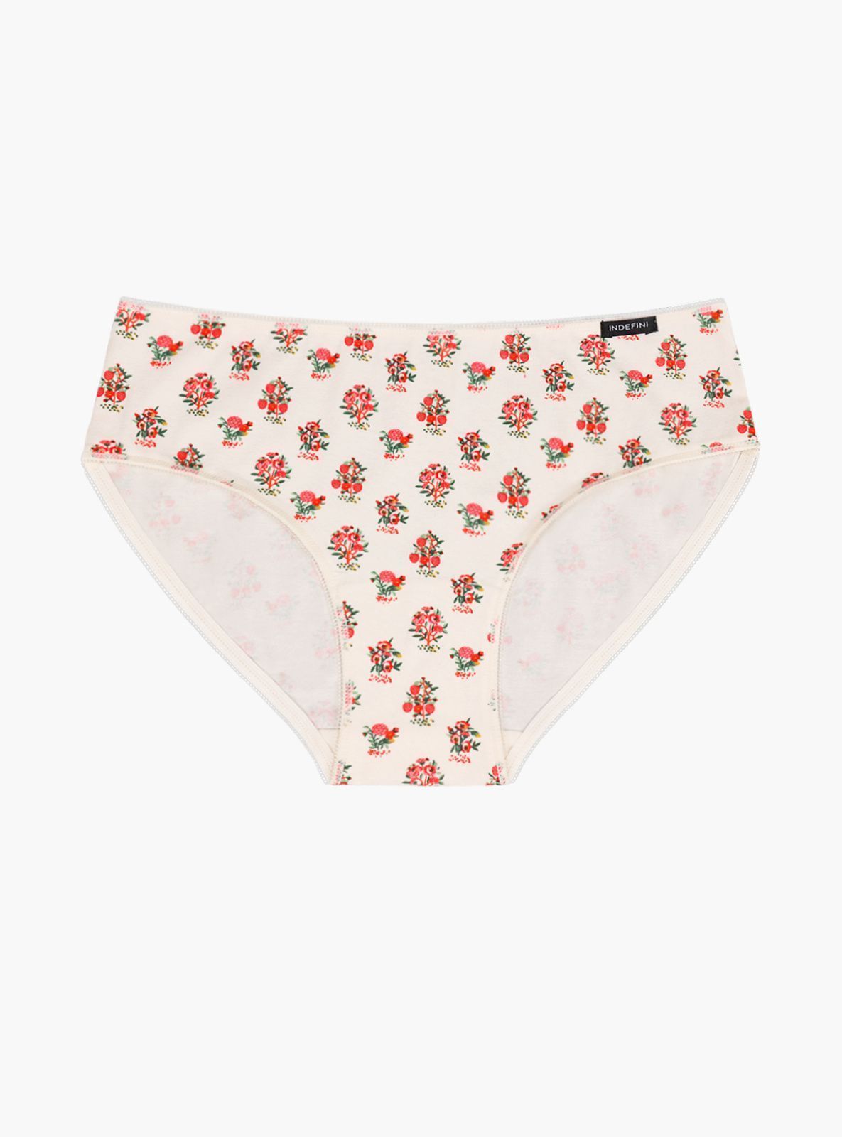 Трусы слипы в рубчик из хлопка Indefini (Арт. 3191LUB)