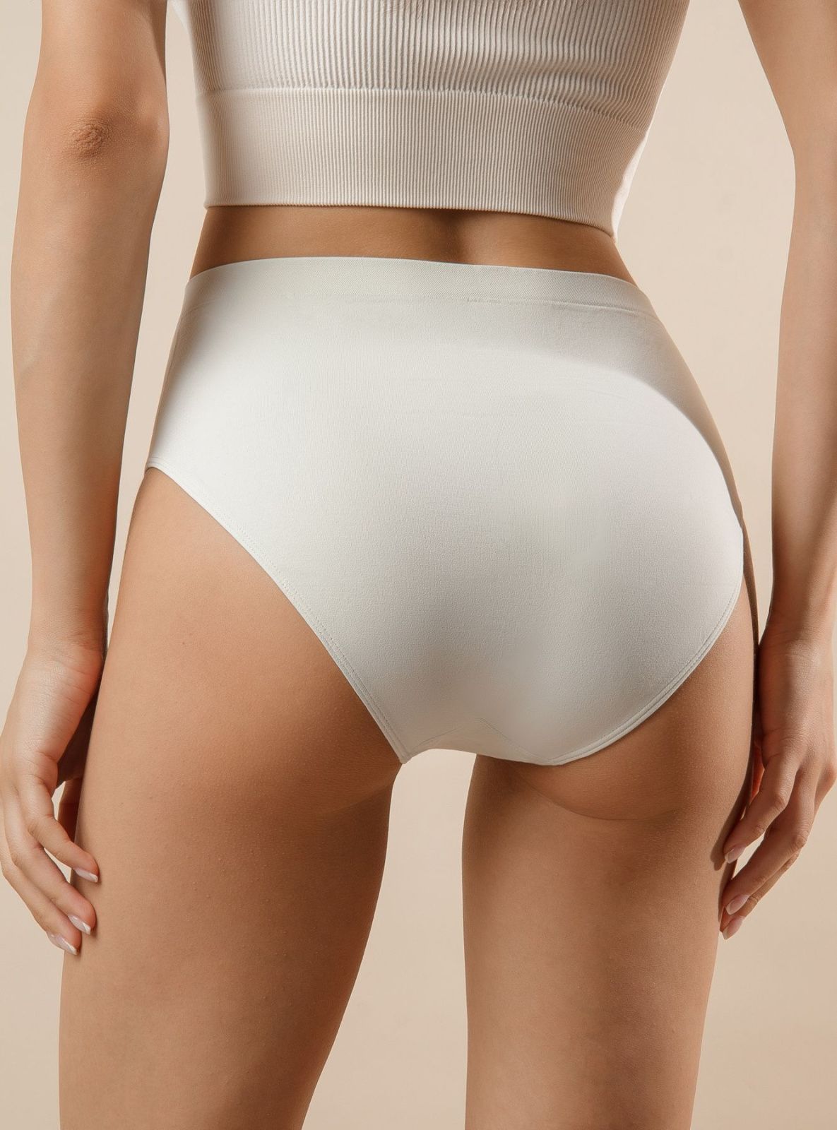 Женские трусы слипы с высокой посадкой  Indefini (Арт. 3396WUV)