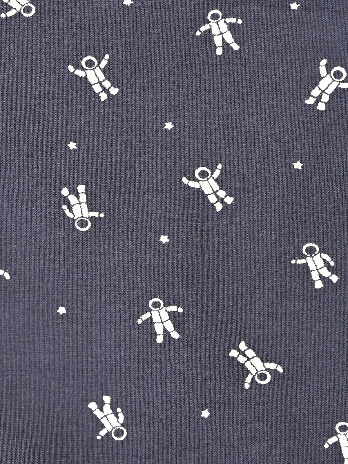 Трусы боксеры из хлопка синие с принтом (Арт. 5076MUG)