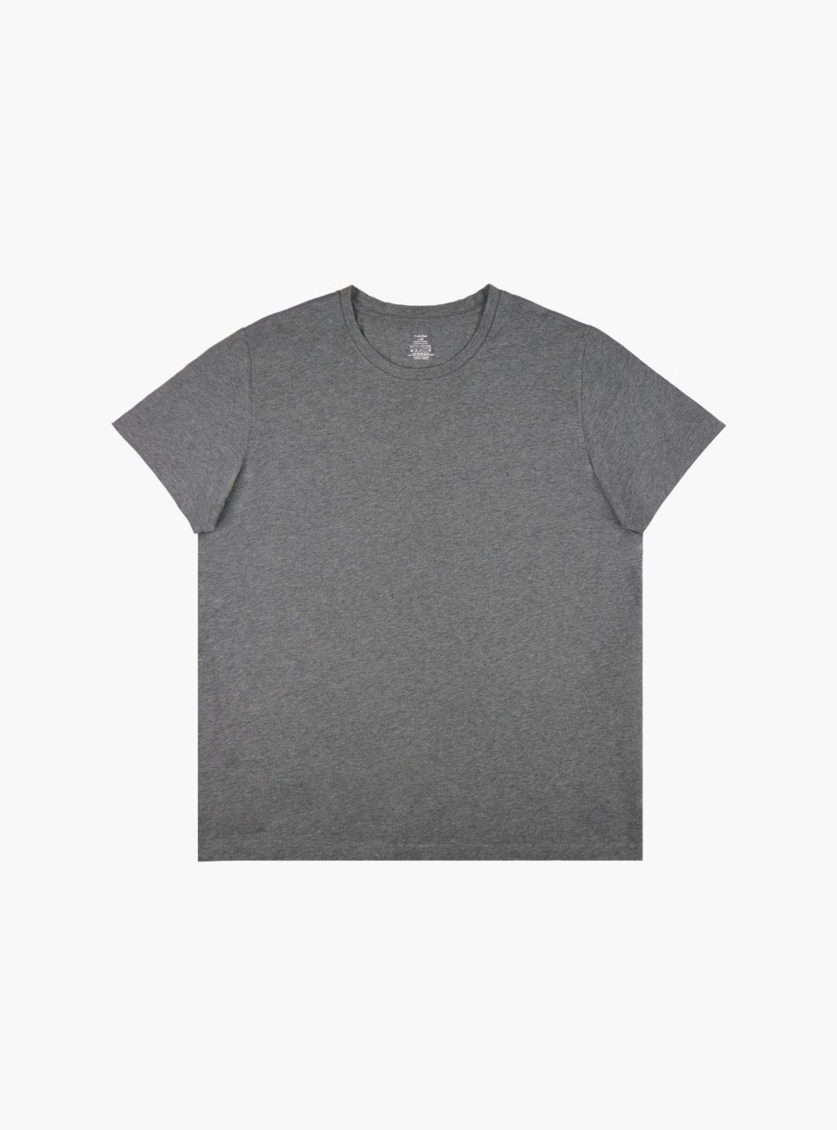 Мужская футболка из хлопка серая Indefini (Арт. 3031PDS)