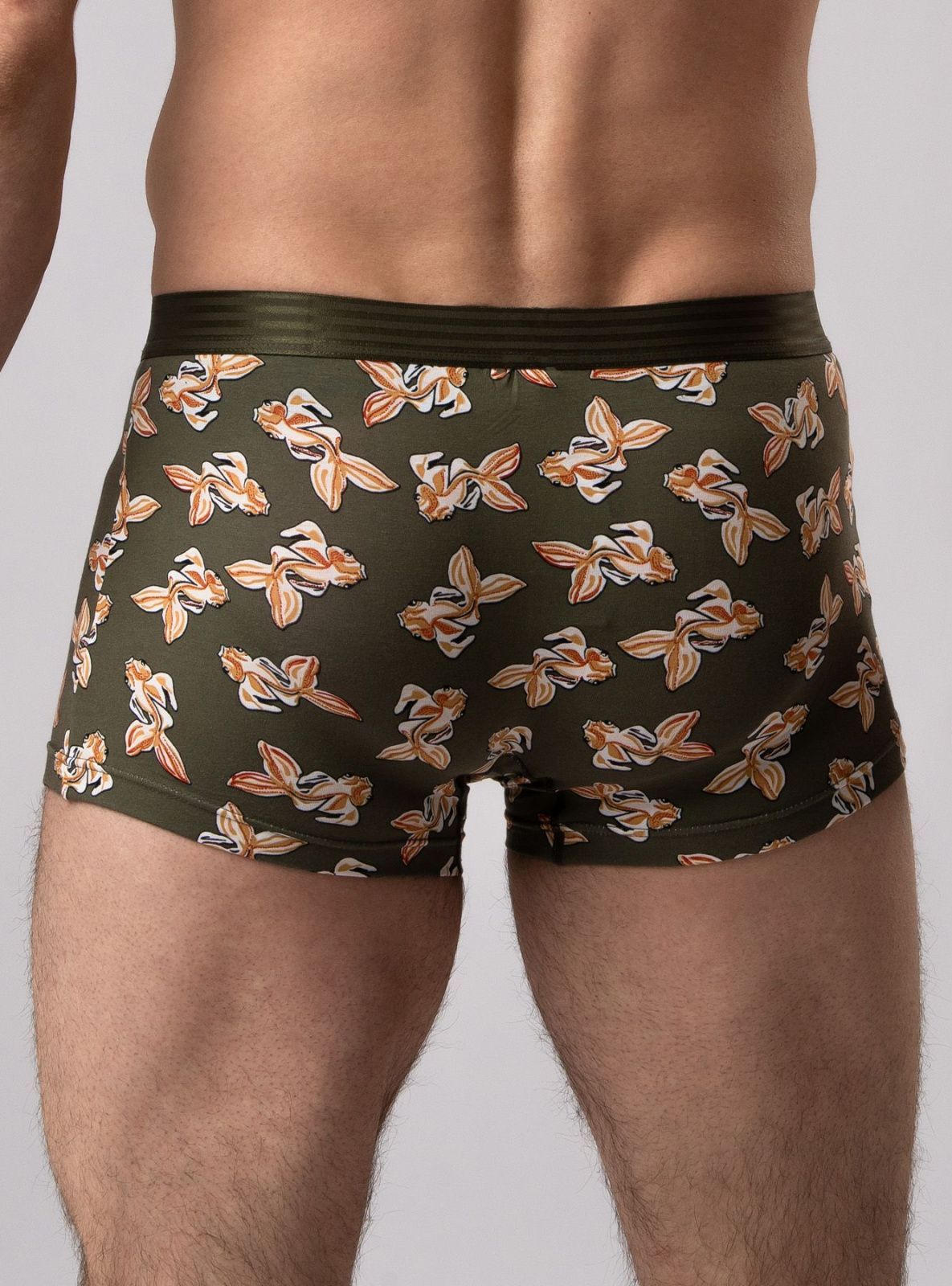 Боксеры из бамбука цвет хаки indefini (Арт. 2096MUF)