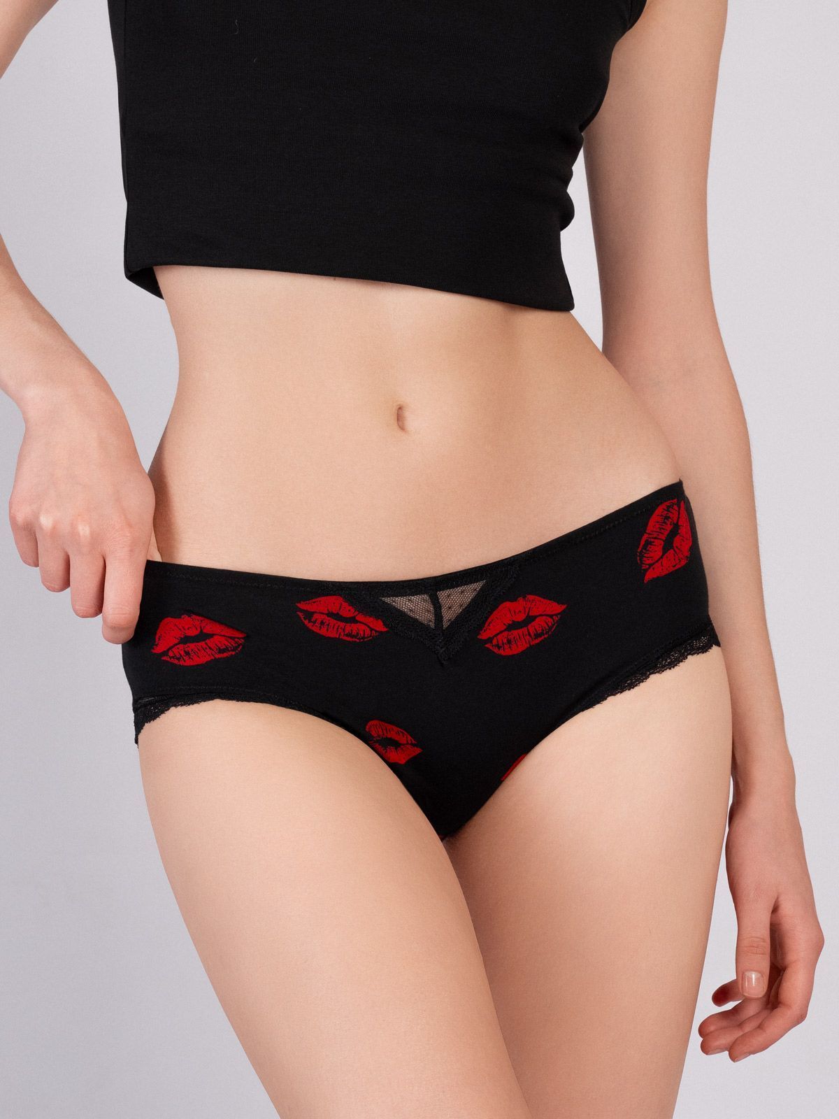 Трусы слипы с кружевом (Арт. 4209LUF)