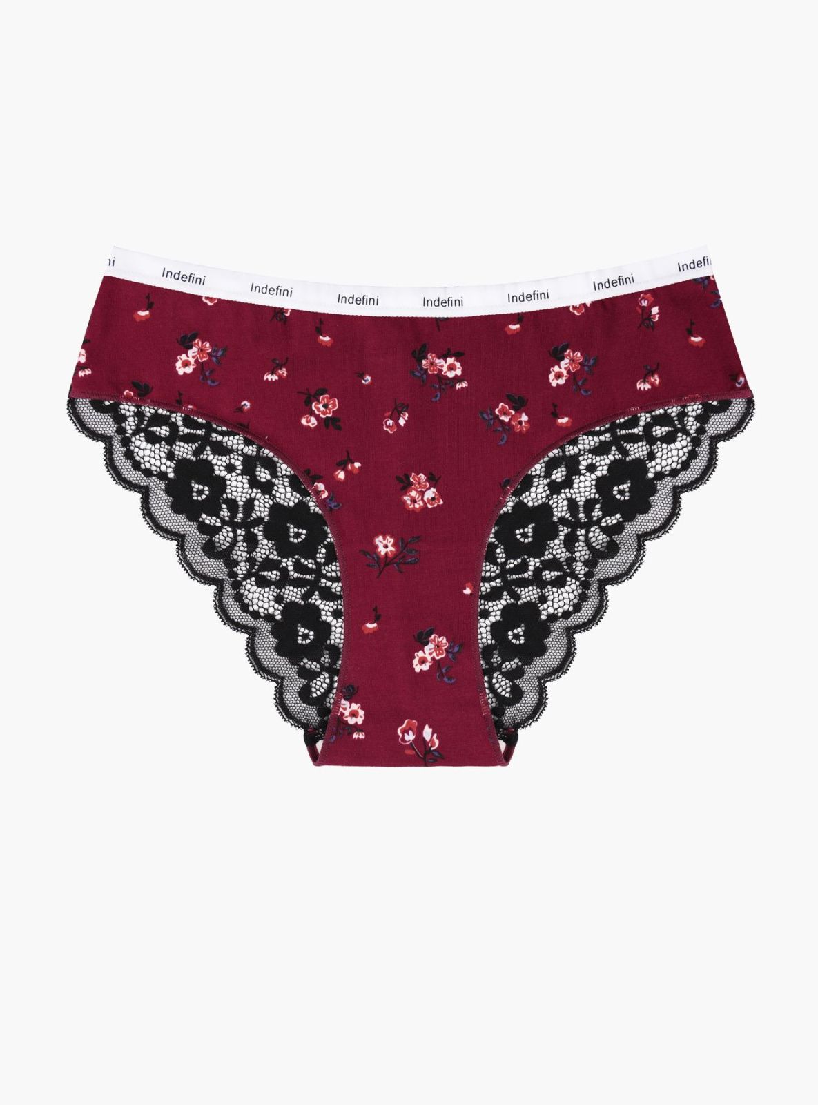 Трусы бразилиана с цветочным кружевом Indefini (Арт. 1414LUF)