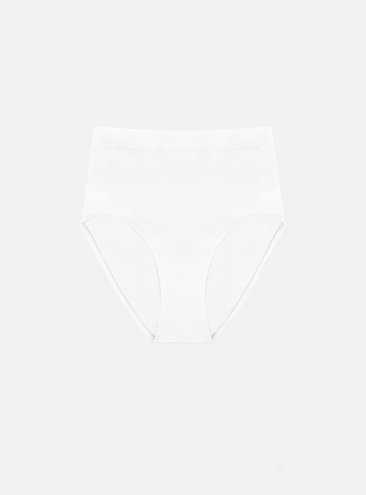 Трусы слипы с высокой посадкой белые Indefini (Арт. 2248WUV)